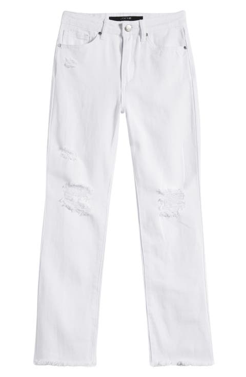 Kids' Aubrey Relaxed Distressed High Waist Jeans (Big Kid)