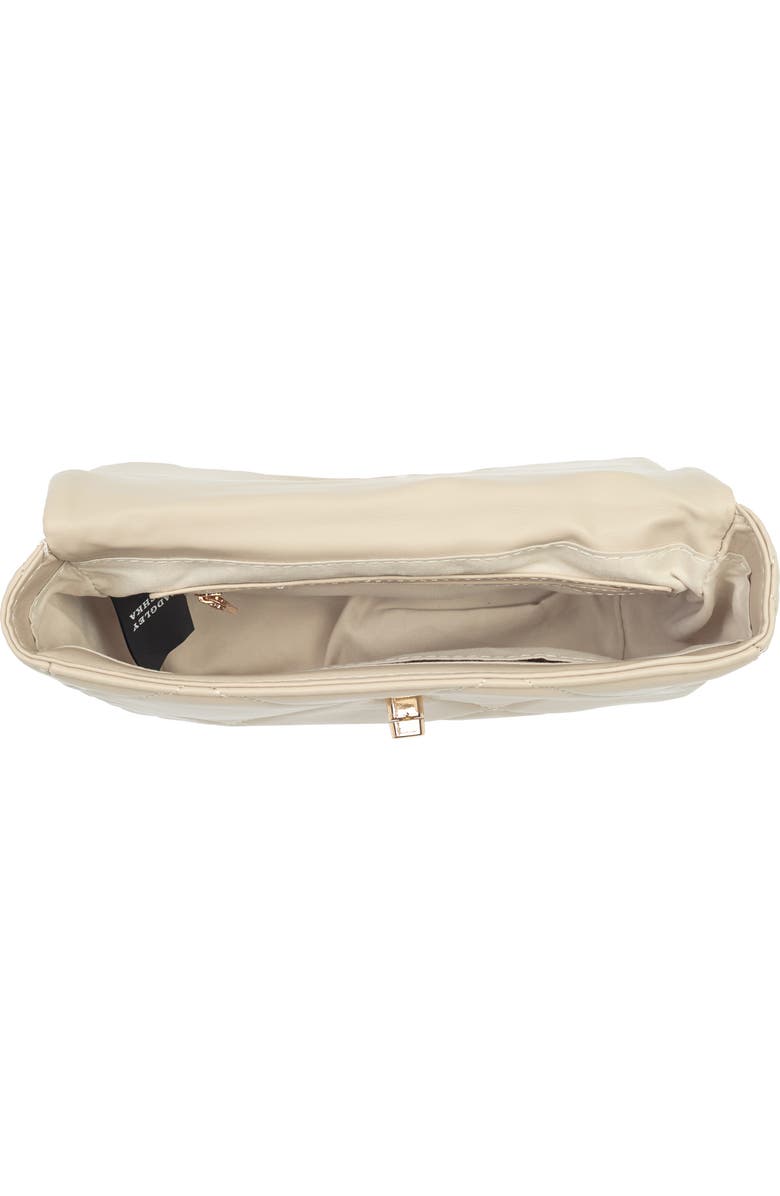 Badgley Mischka Collection Quilted Crossbody Bag, Alternate, color, Off White