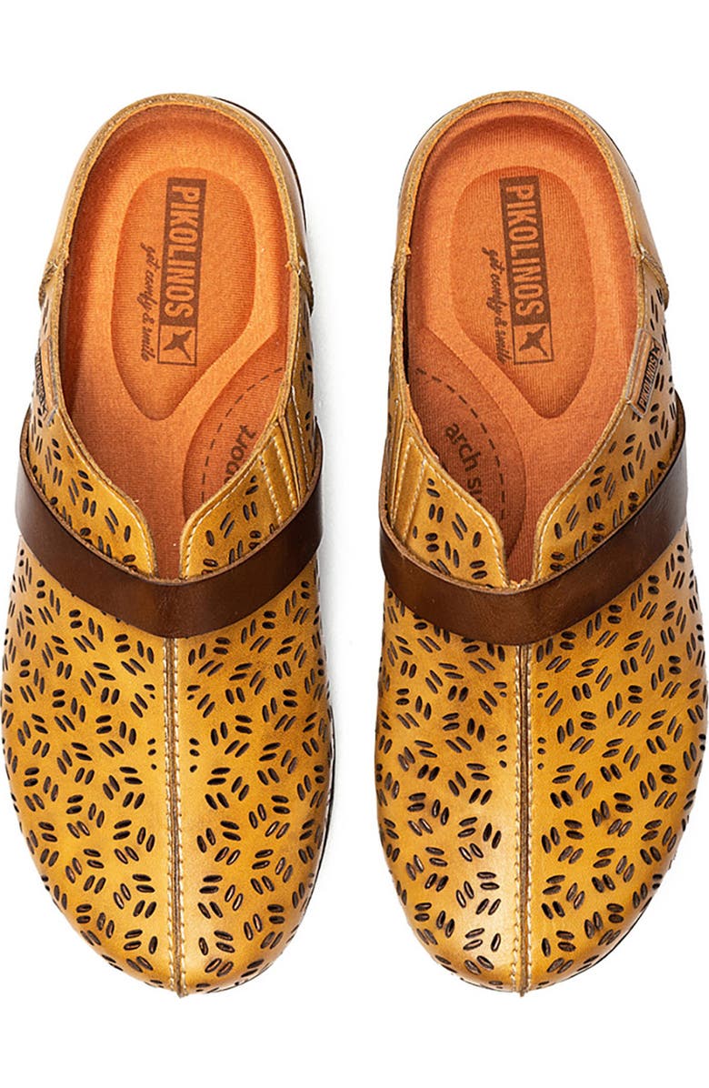 PIKOLINOS Granada Wow Perforated Clog, Alternate, color, Honey