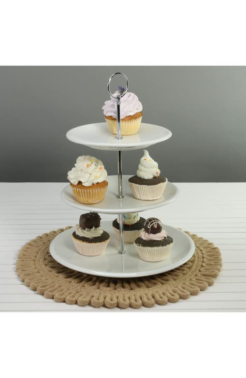Bia Cordon Bleu 3-tier Cake Stand In White