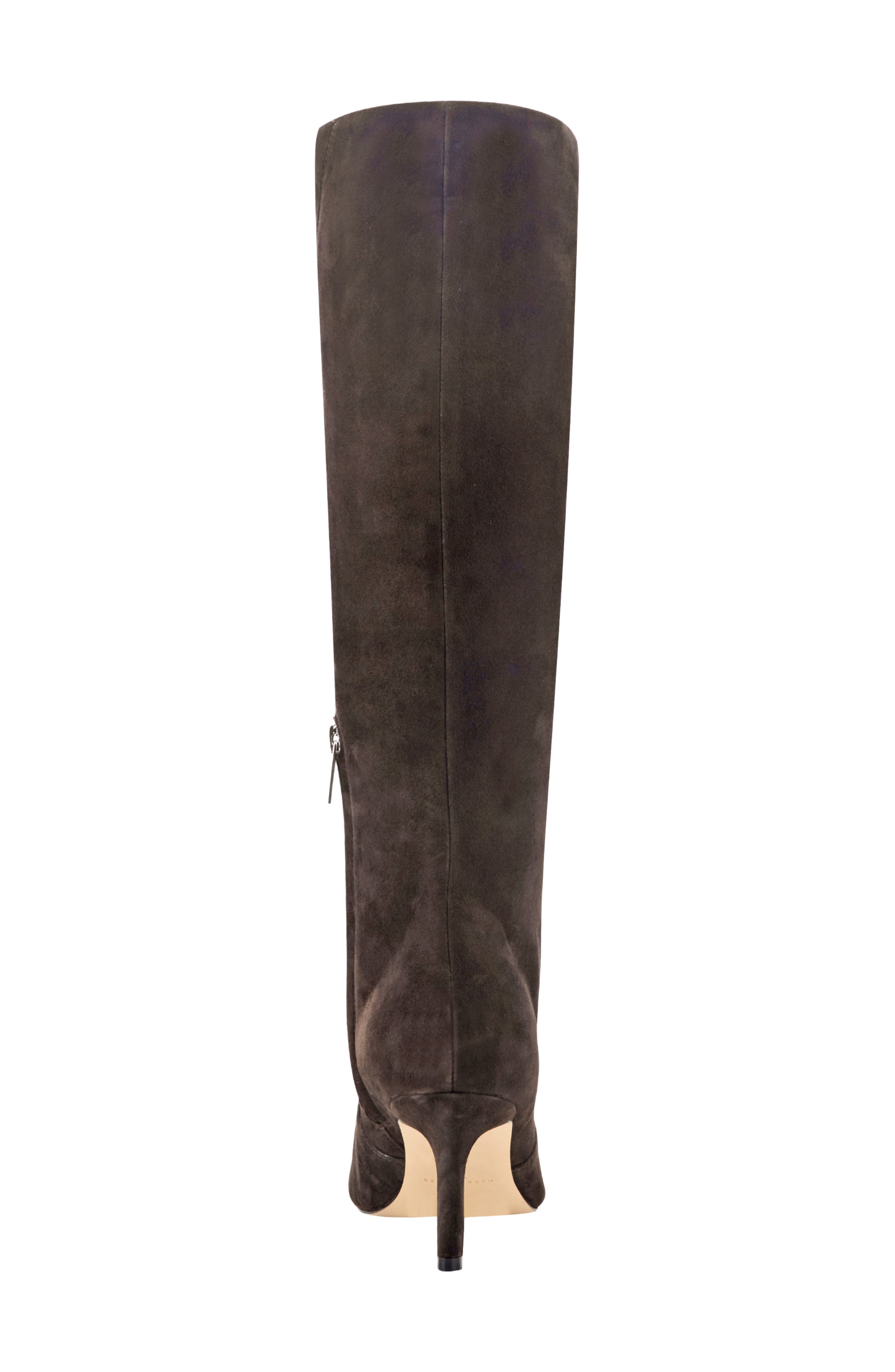 Callena Pointed Toe Boot, Alternate, color, DARK BROWN