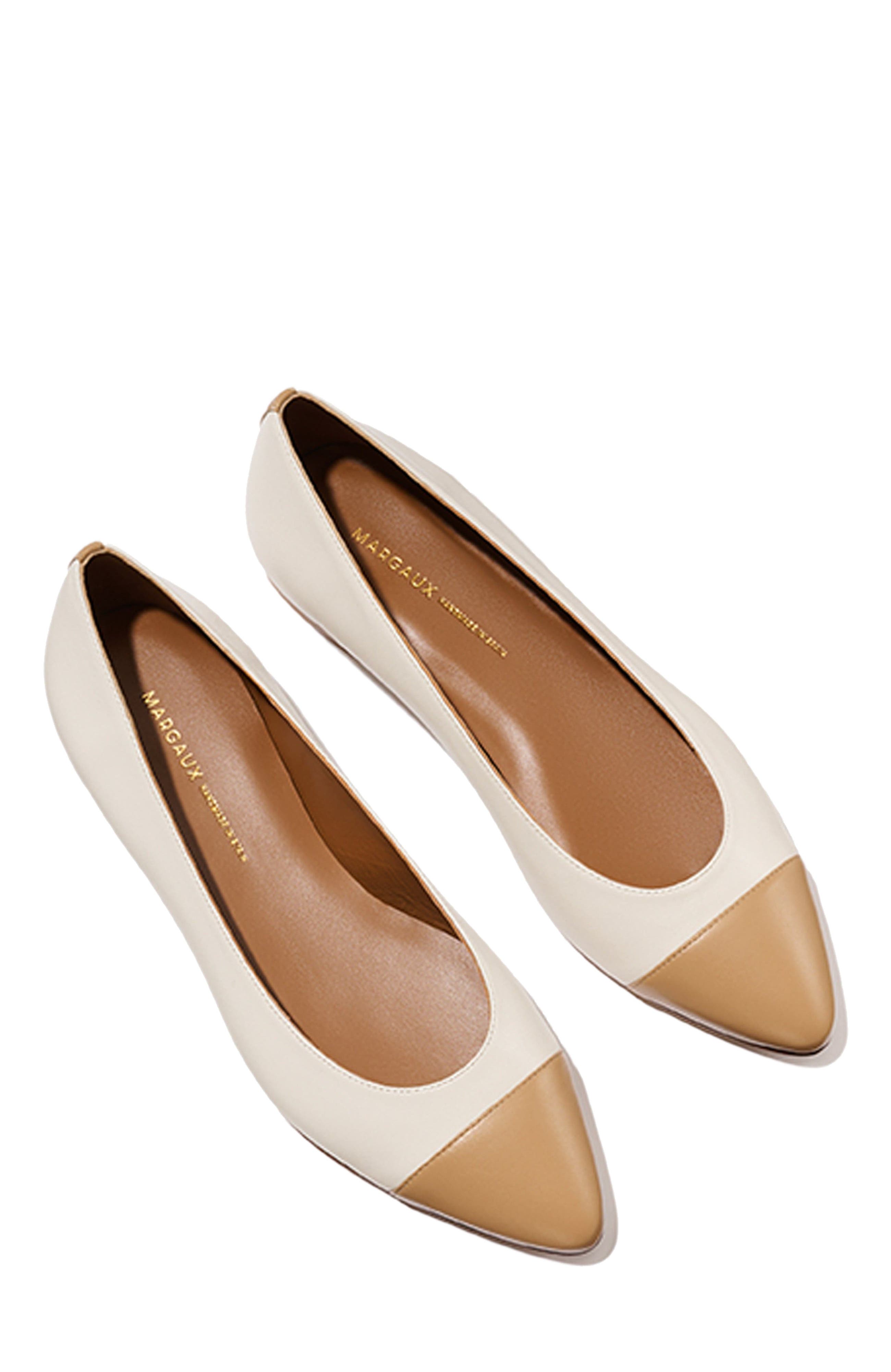 The Cap-Toe Pointe, Alternate, color, Ivory and Toffee