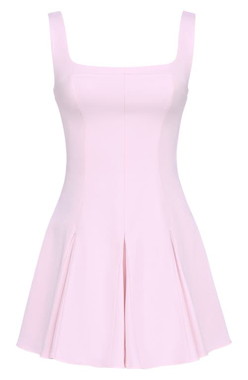 House Of Cb Amelie Paneled Minidress In Pink