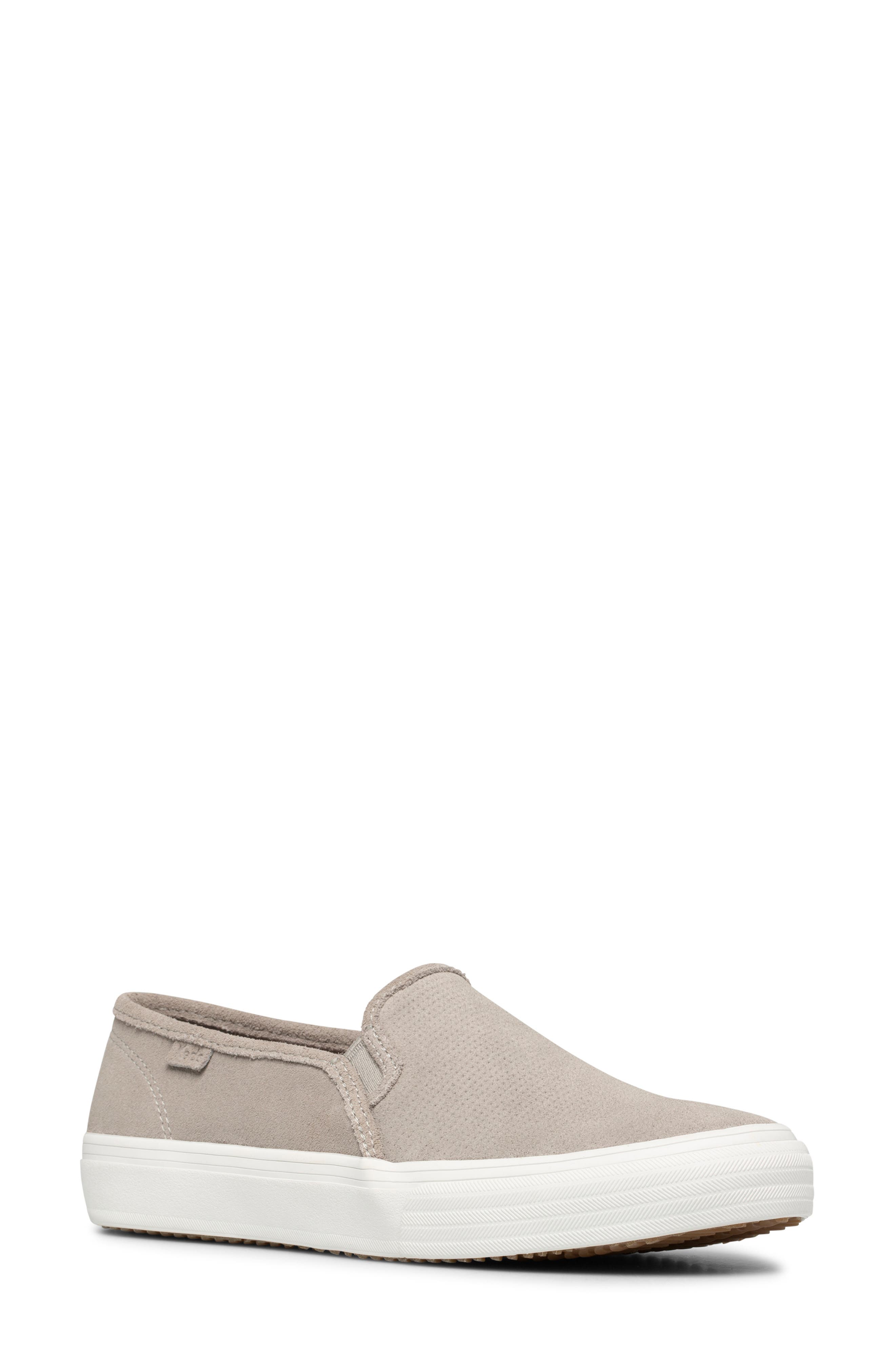 Keds<sup>®</sup> Double Decker Perforated Slip-On Sneaker, Main, color, 