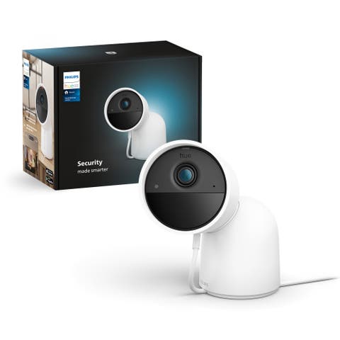 Secure Wired Security Camera with Desktop Stand