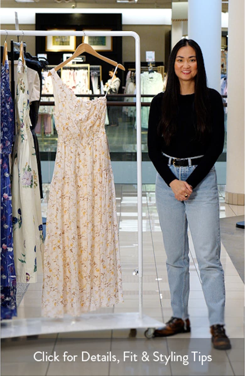 One-Shoulder Tiered Midi Dress, sales video thumbnail