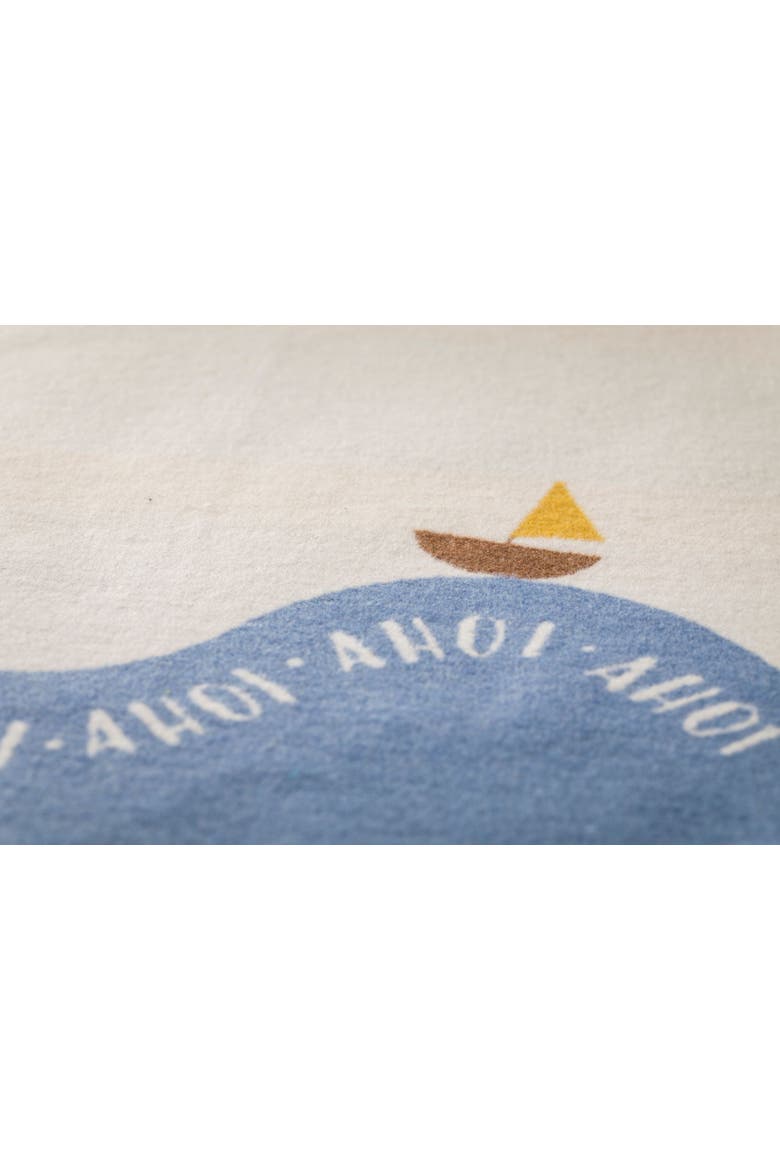 Juwel Whale Ahoi Baby Blanket, Alternate, color, Blue