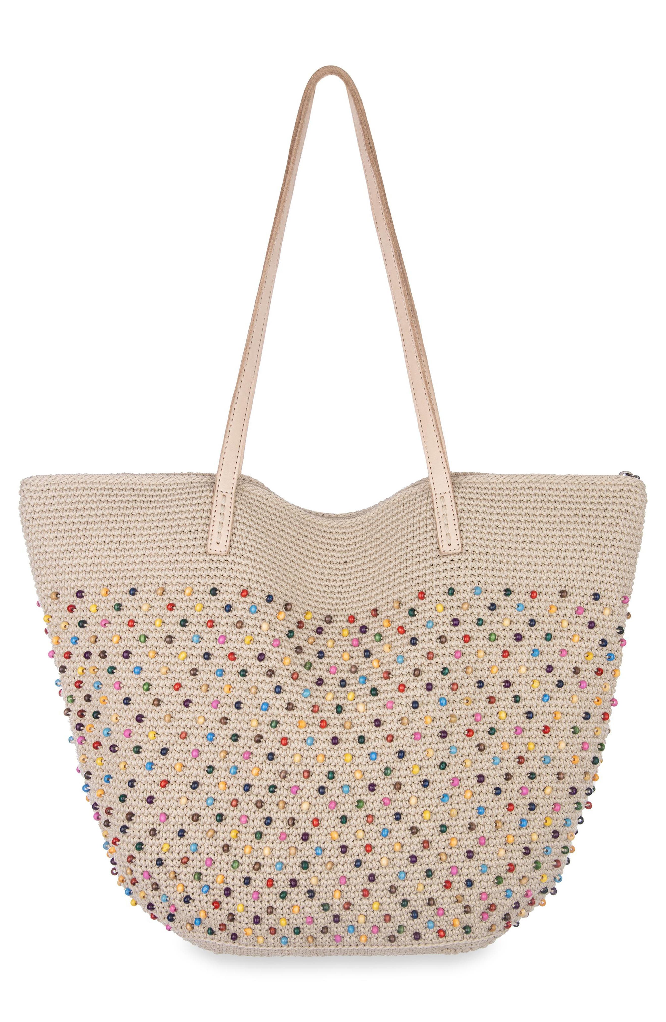 Faye Hand Crochet Tote, Alternate, color, ECRU ML BD