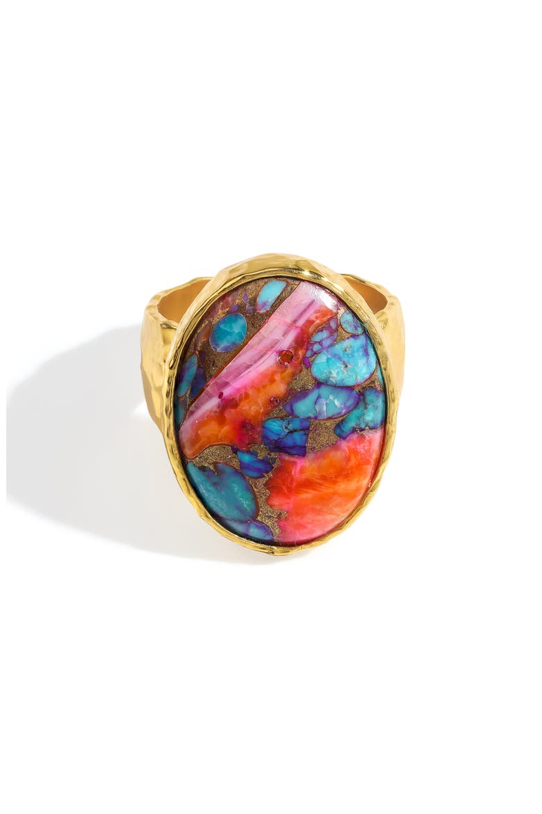 Turquoise Ring, Main, color, PINK