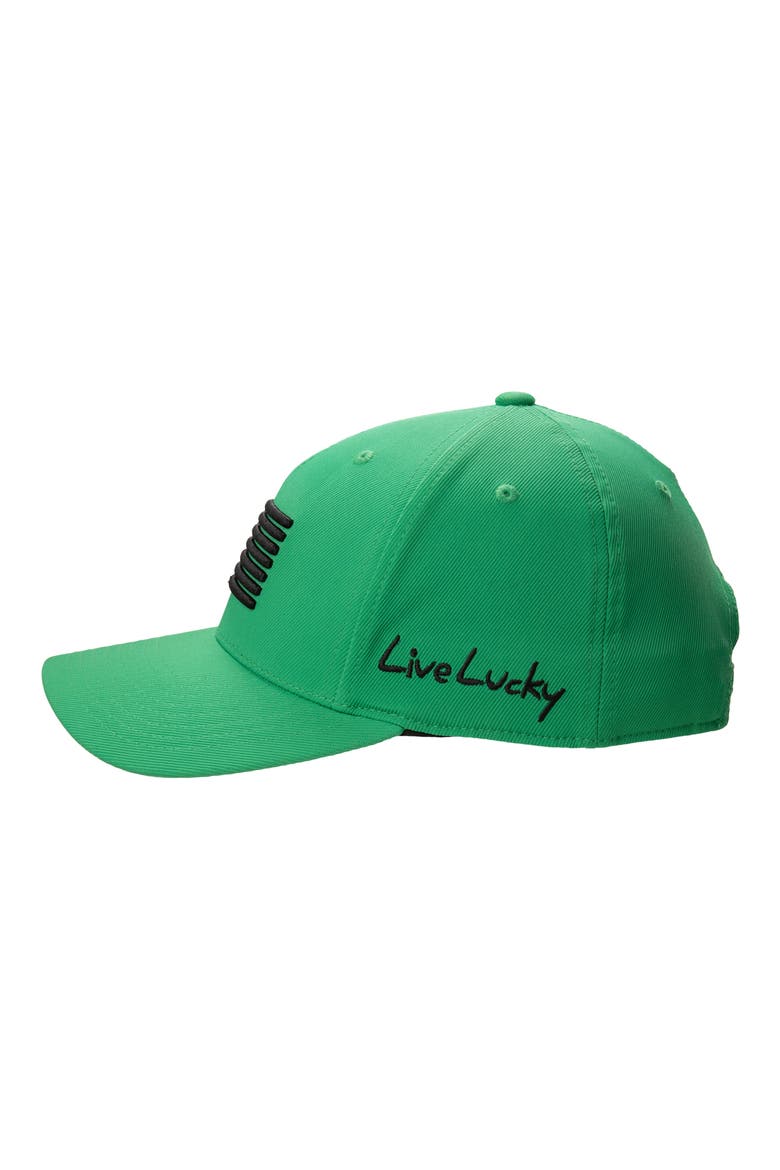 Clover Nation 11 Snapback Hat, Alternate, color, KELLY GREEN