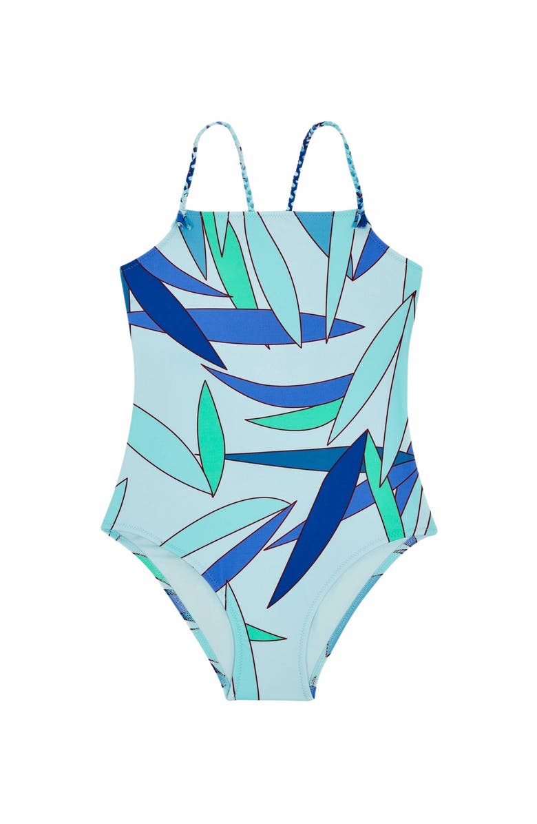 Vilebrequin Kids' Madrague One-Piece Swimsuit, Main, color, Thalassa