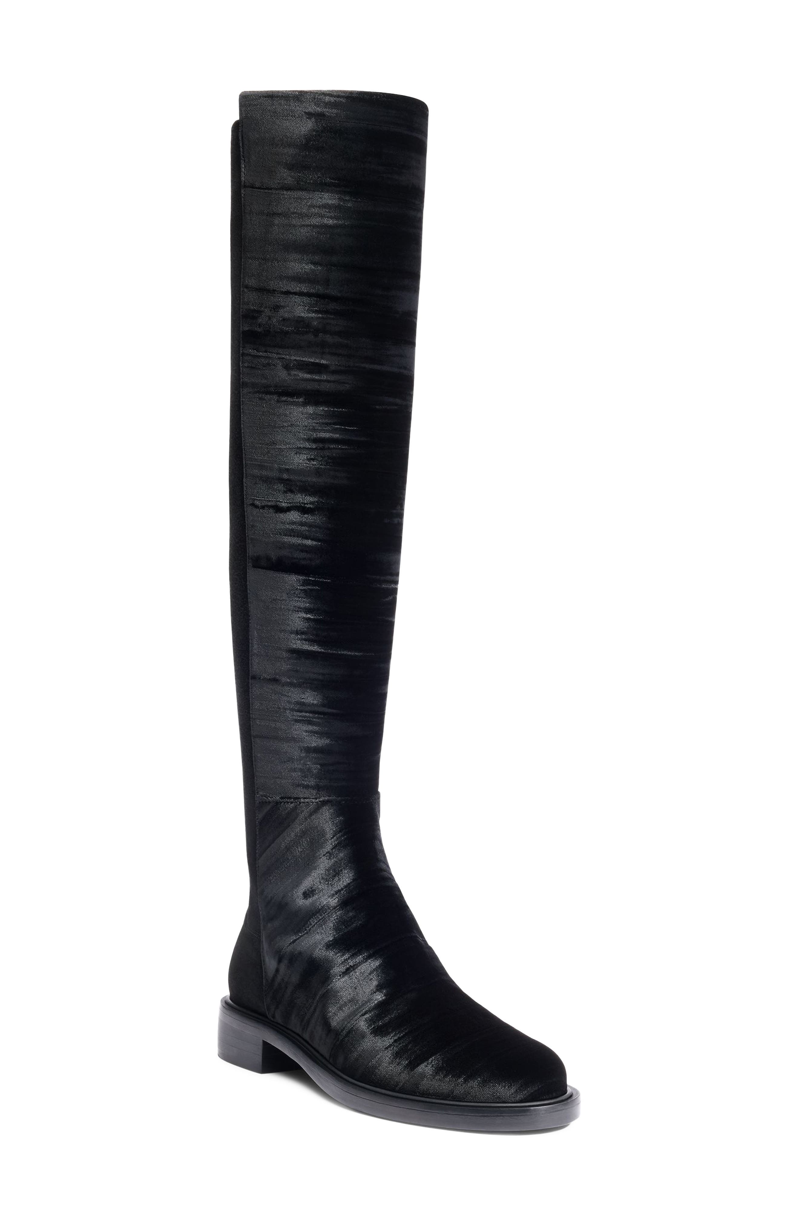 5050 Gisele Over the Knee Boot, Main, color, BLACK