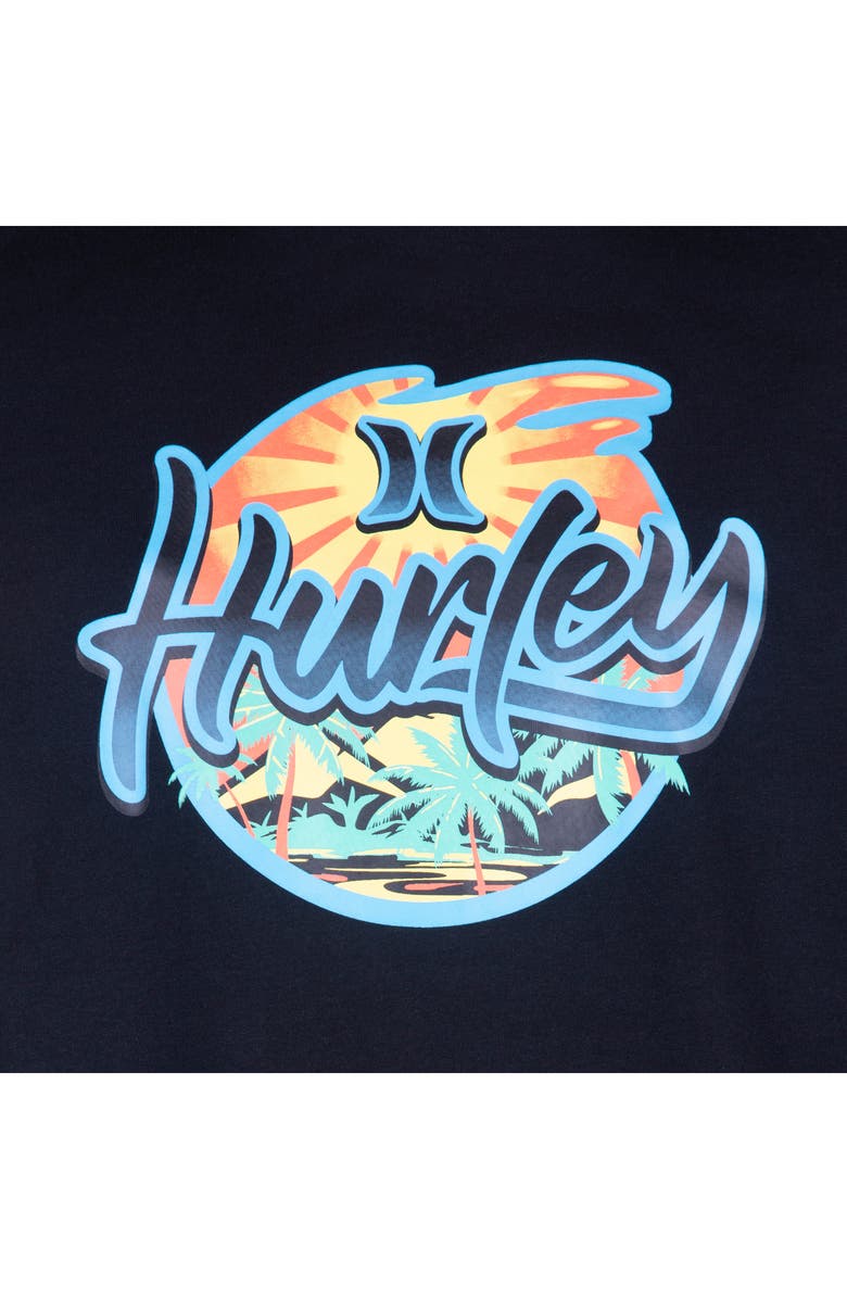 Hurley Kids' Oasis Long Sleeve Graphic T-Shirt, Alternate, color, Black