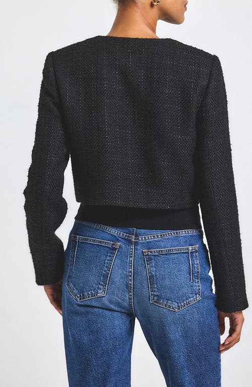 Derek Lam 10 Crosby Juliette Tweed Jacket In Black