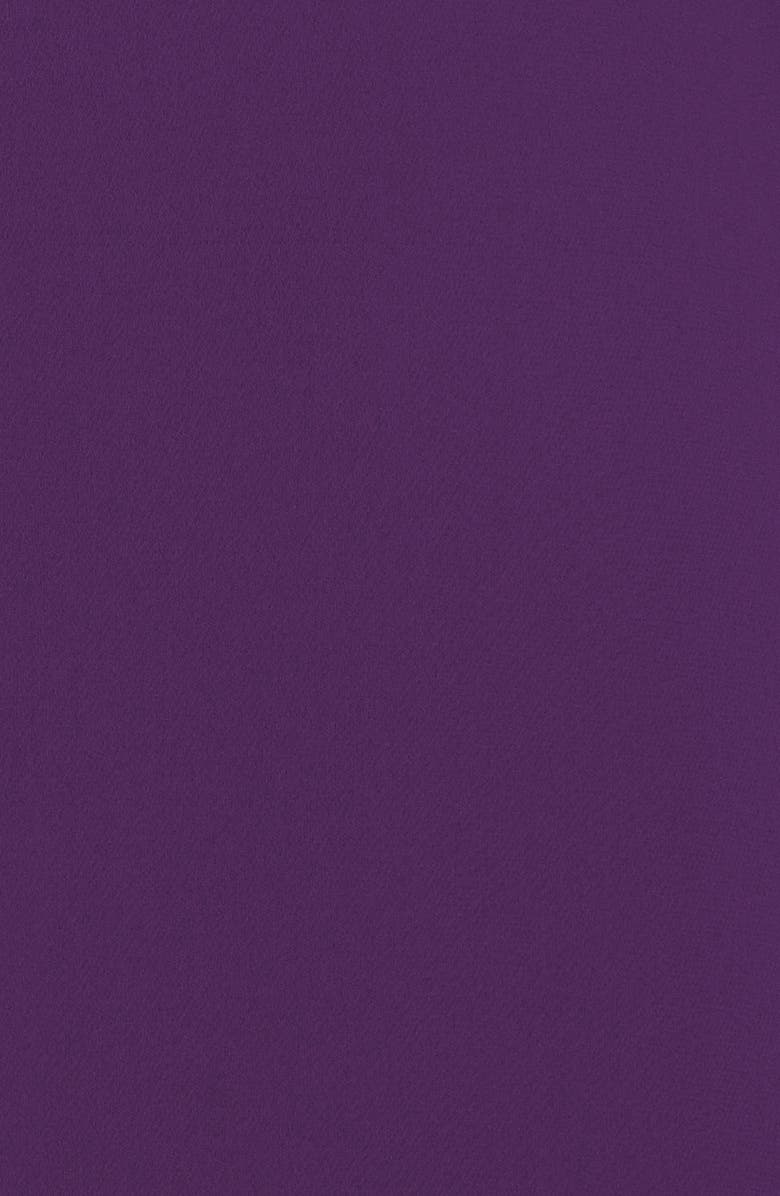 Valentino Long Sleeve Silk Georgette Midi Dress, Alternate, color,