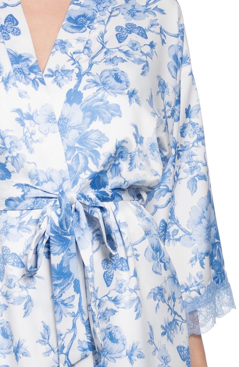 In Bloom by Jonquil Molleigh Toile Print Satin Wrap, Alternate, color, Ivory