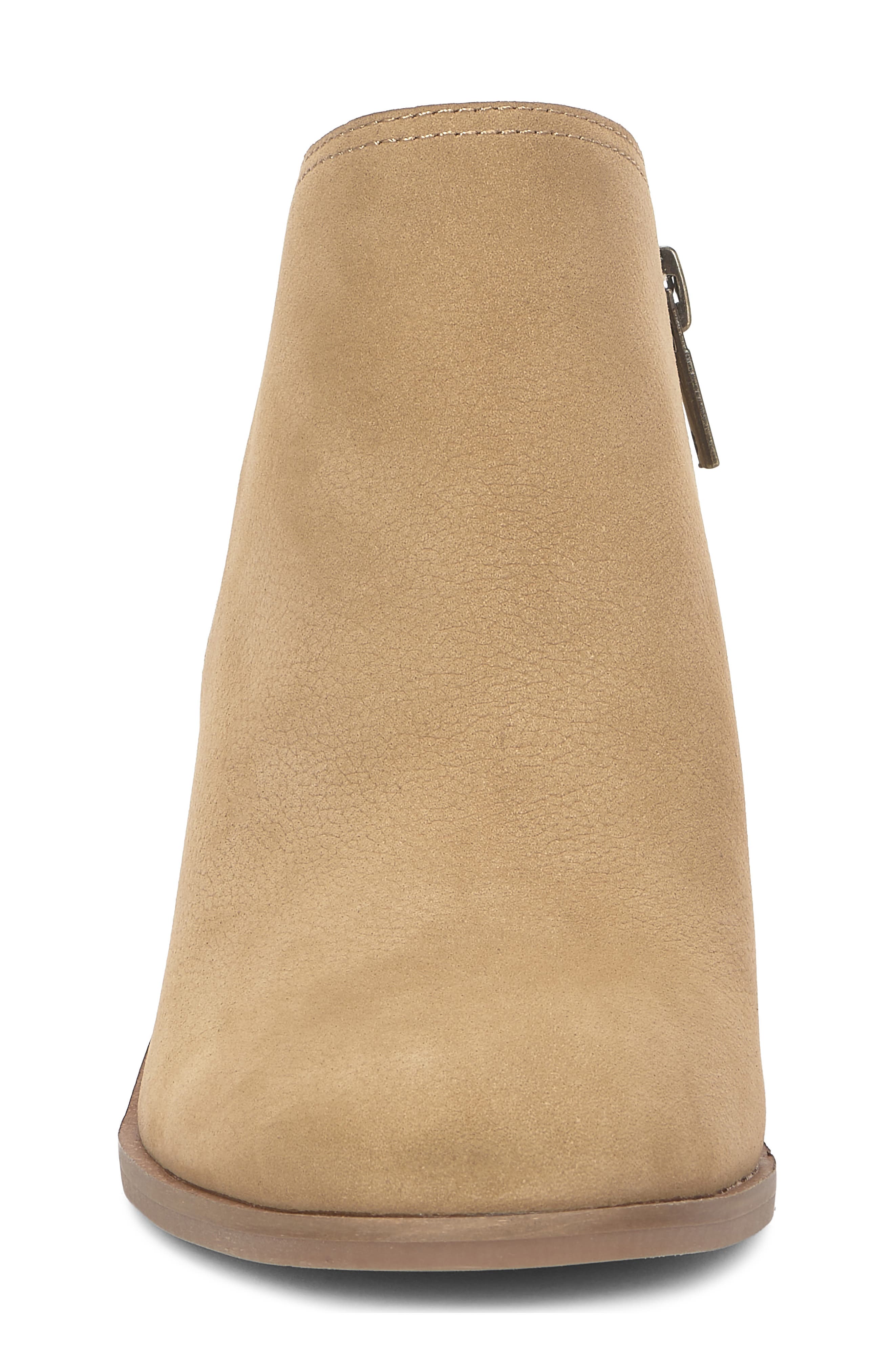 Zinlay Leather Wedge Bootie, Alternate, color, MDBEIGE 01