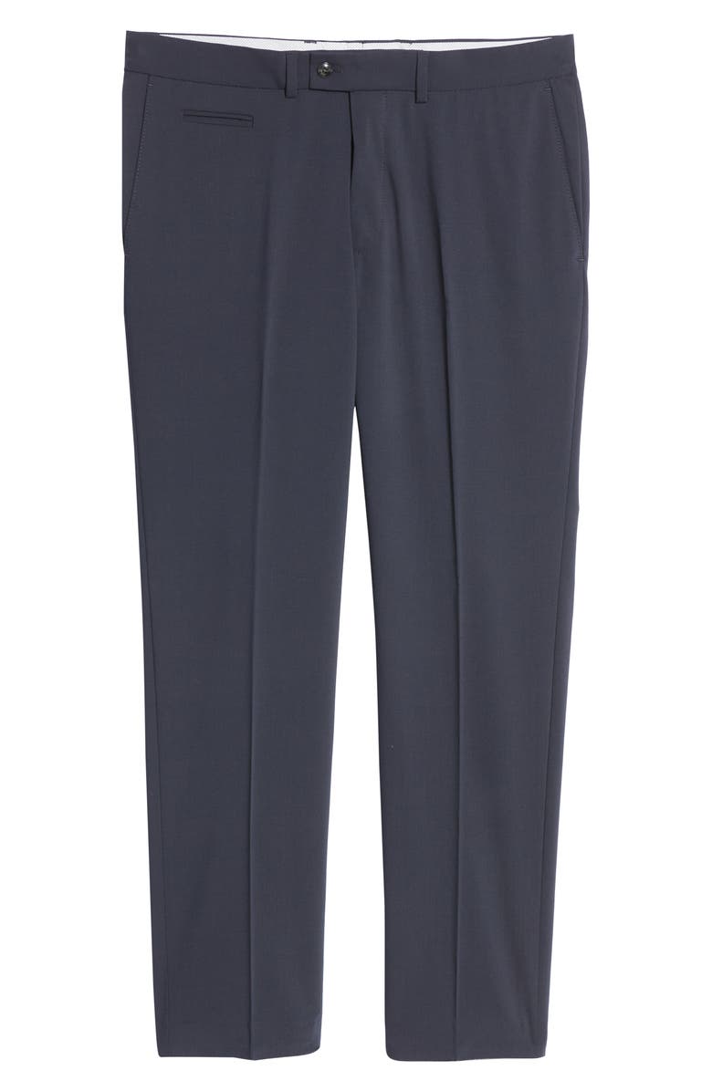 Brax Enrico Wool Blend Flat Front Trousers, Alternate, color, 