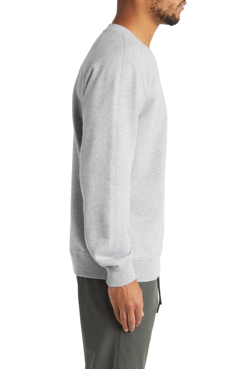 Reigning Champ Classic Crewneck Midweight Terry Sweatshirt, Alternate, color, Hgrey