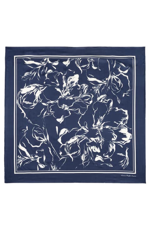 Artisitic Silk Square Scarf