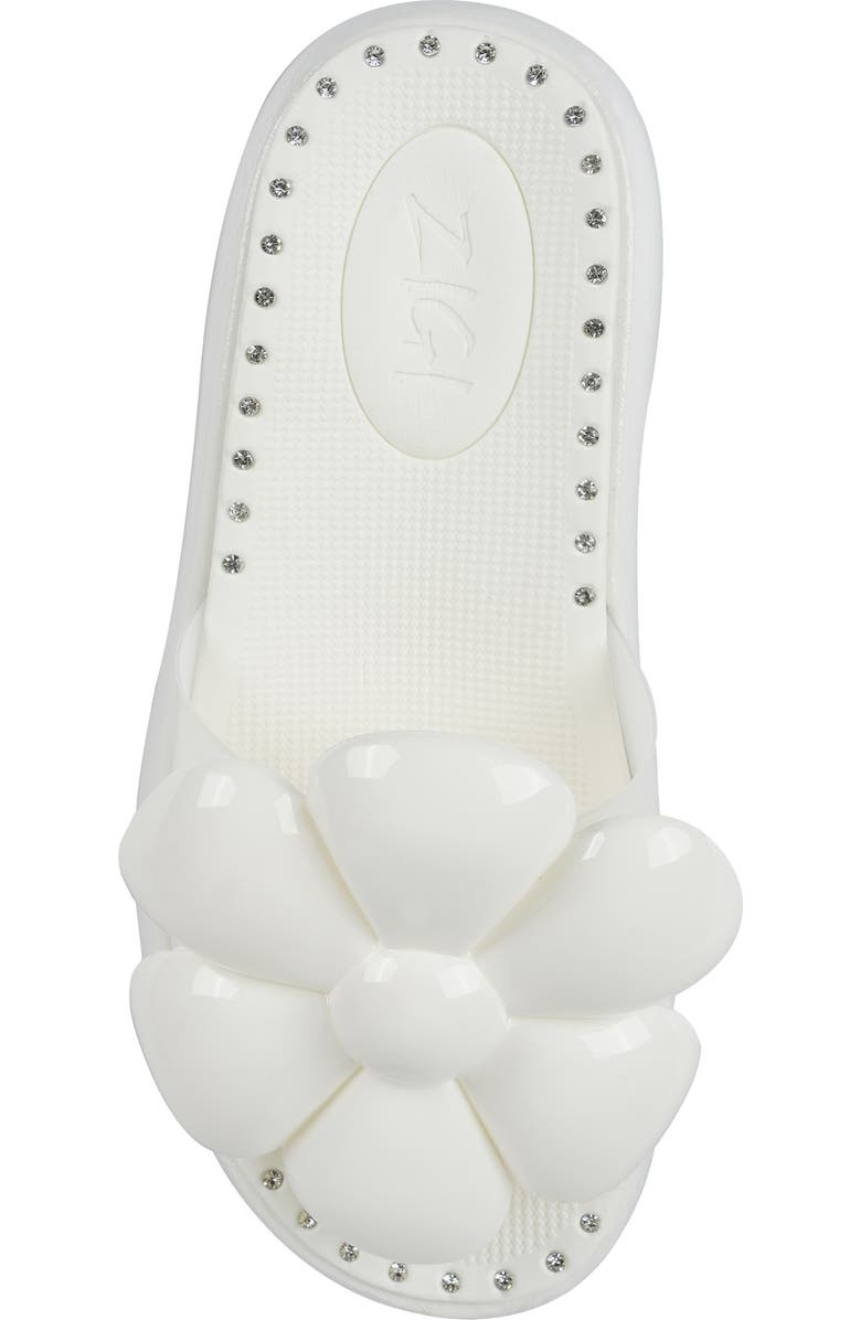ZIGI Arria Platform Sandal, Alternate, color, Ice White