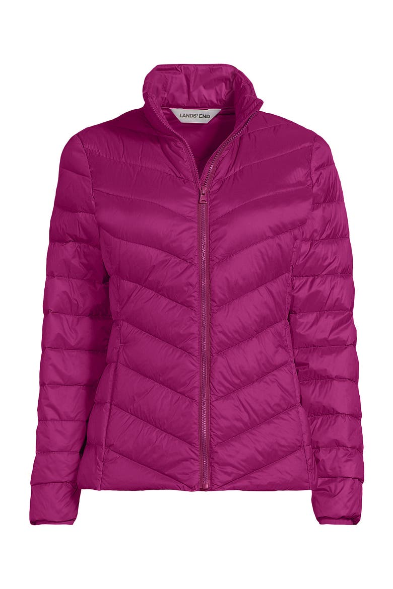 Wanderweight Ultralight Packable Chevron Quilted Down Jacket, Alternate, color, Light Raspberry Sorbet