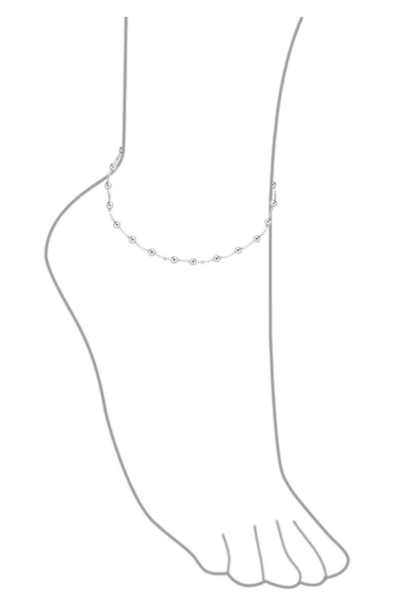 BLING JEWELRY Beaded Ball Ankle Anklet, Alternate, color, 