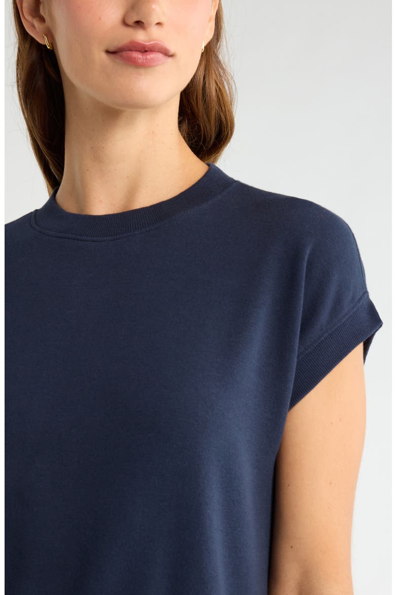 Go Easy Terry Cotton Blend Sweatshirt, Alternate, color, NAVY SAPPHIRE