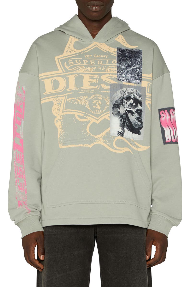 DIESEL<sup>®</sup> S-Baxt-R1 Graphic Hoodie, Main, color, 