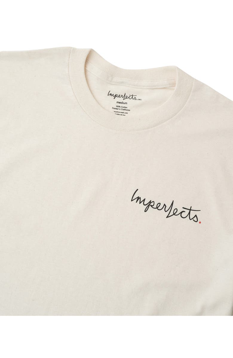 Imperfects Shop Graphic T-Shirt, Alternate, color, Cream