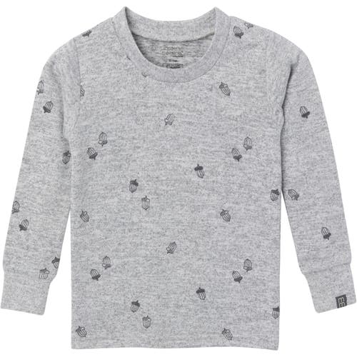 Modern Moments™ By Gerber Hacci Pajama Top & Pant Set In Medium Grey Heather Acorn