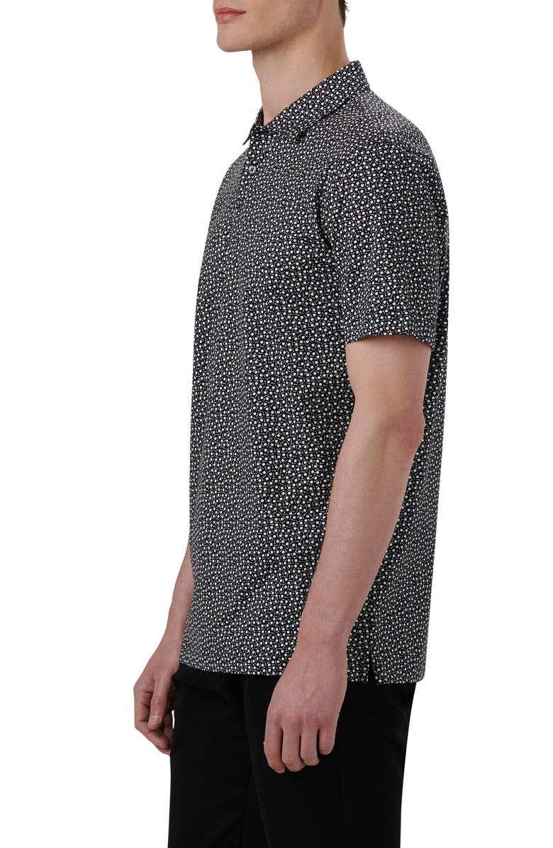 Bugatchi Victor OoohCotton<sup>®</sup> Nail & Tack Print Polo, Alternate, color, 