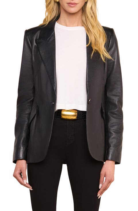 Chamberlain Leather Blazer