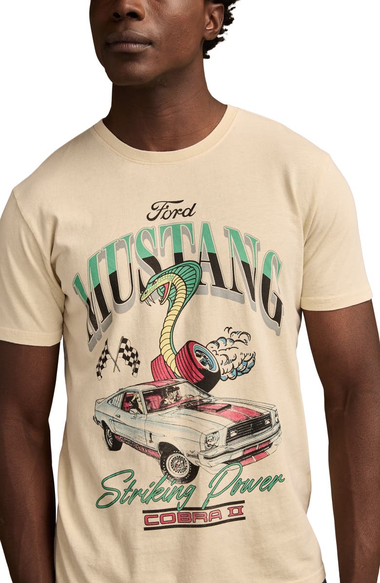 Lucky Brand Mustang Cotton Graphic T-Shirt, Alternate, color,