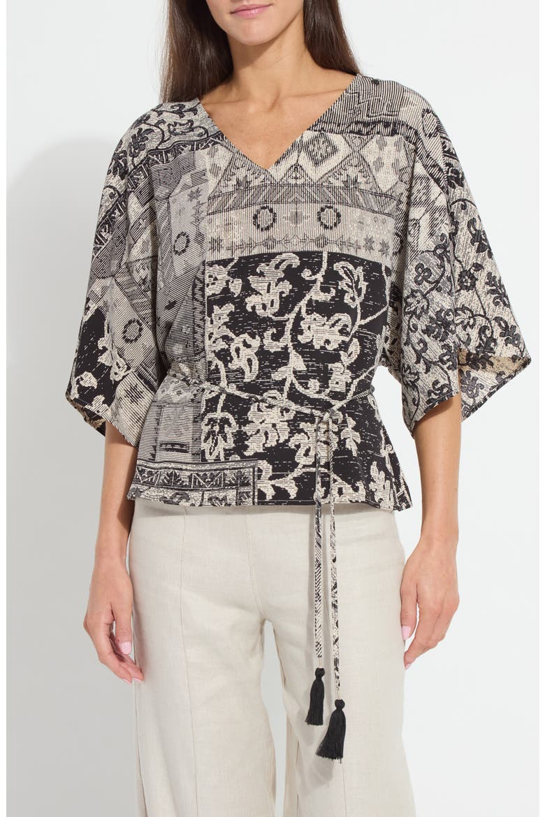 Ipanema Mix Print Woven Shirt, Main, color, CASA DA MUSICA