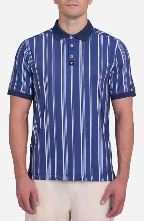 Ridge Stripe Performance Golf Polo
