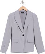 Theory Angled Wool Blend Blazer