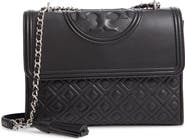 Tory Burch Fleming Quilted Lambskin Leather Convertible Shoulder Bag