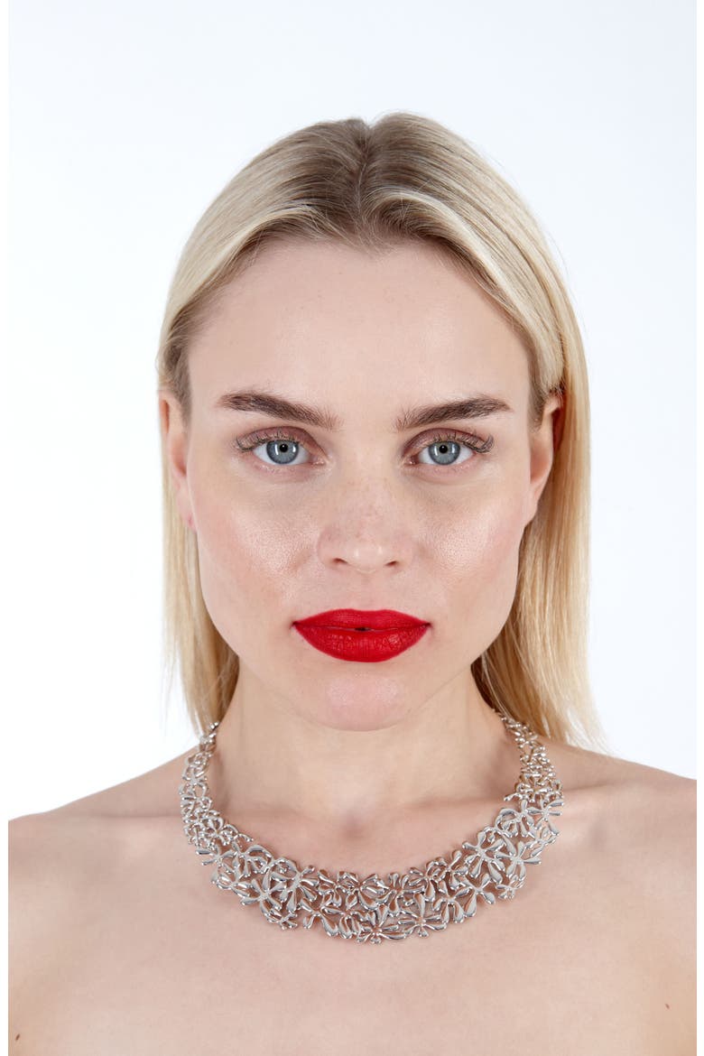 Multi Splash Necklace, Alternate, color, Sterling Silver