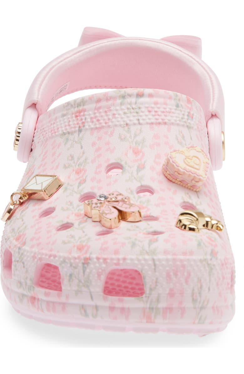 CROCS x LoveShackFancy Floral Classic Clog, Alternate, color, Pink Milk
