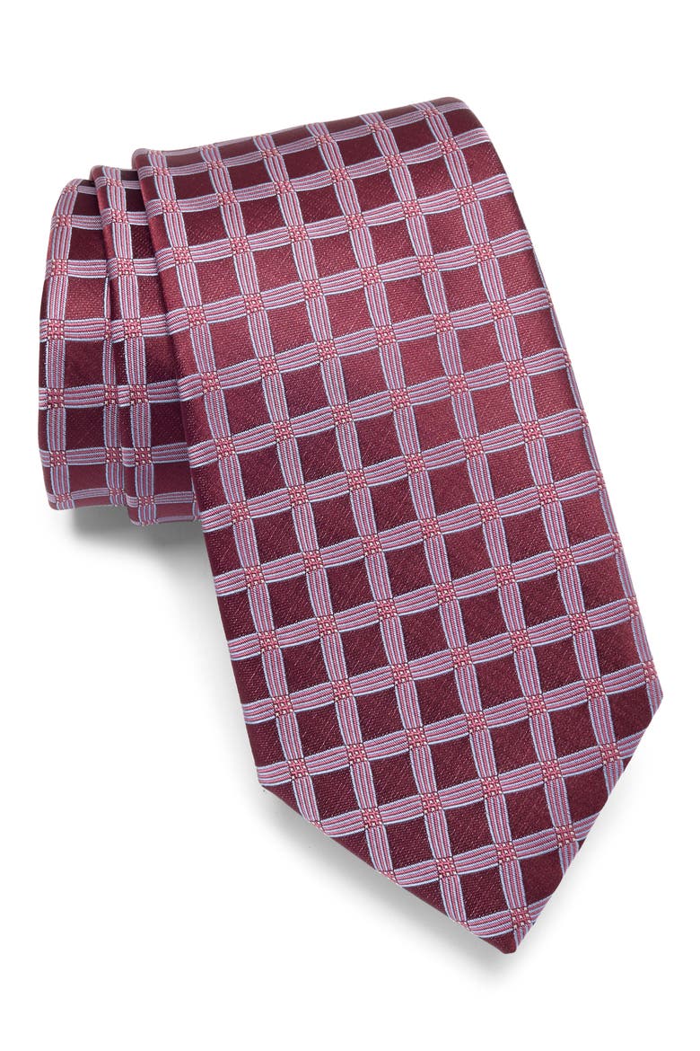 Serenity Grid Tie, Main, color, BURGUNDY
