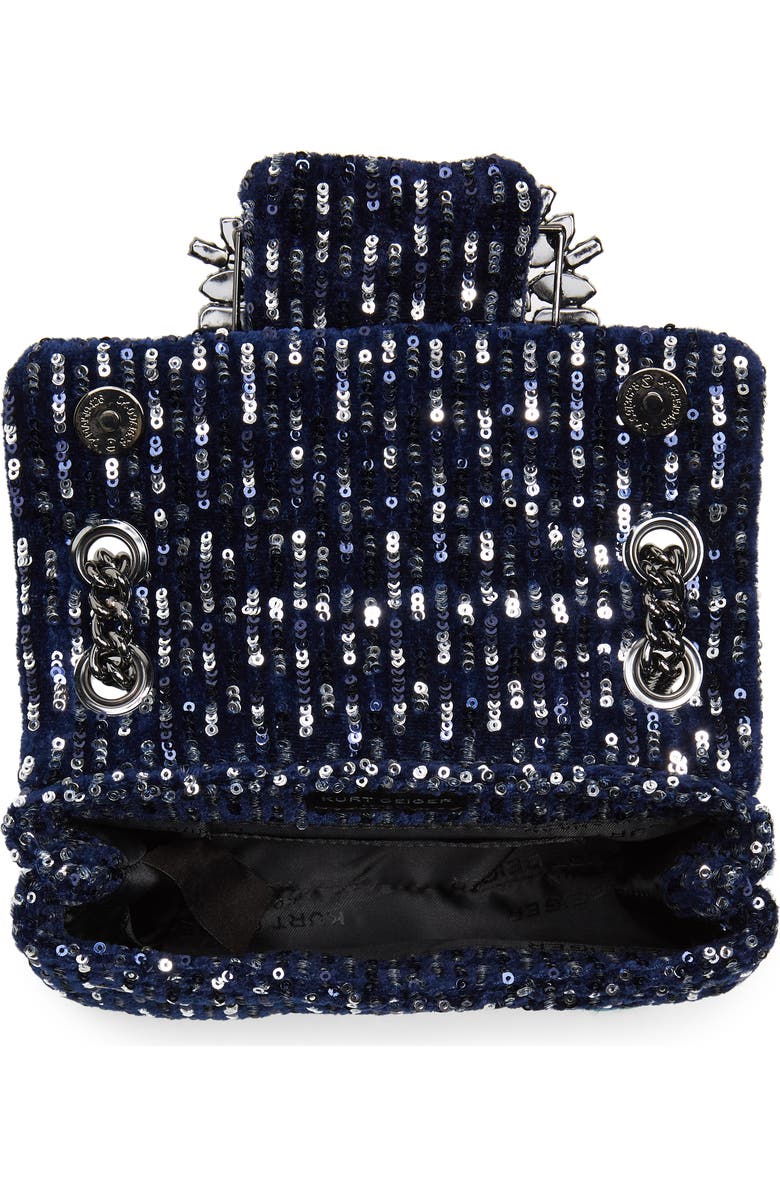 Kurt Geiger London Mini Kensington Sequin Crossbody Bag, Alternate, color,