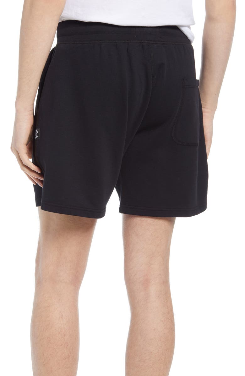 Reigning Champ 6-Inch Lightweight Terry Shorts, Alternate, color, Black
