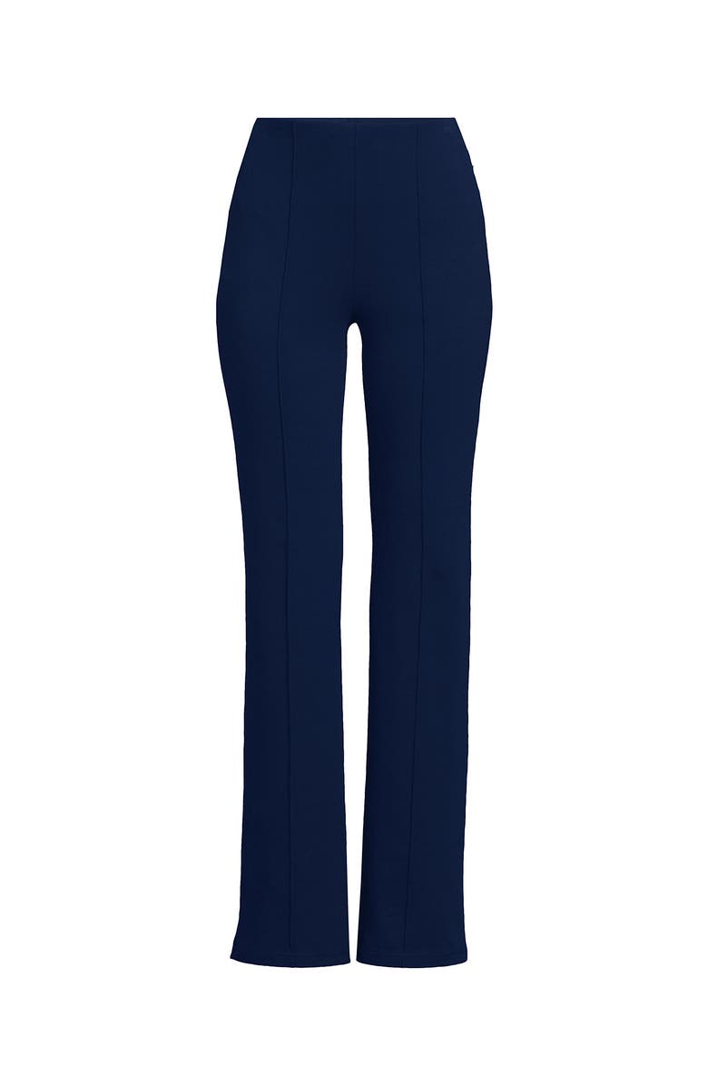 Lands
 End Starfish High Rise Pintuck Bootcut Pants, Alternate, color, Deep Sea Navy