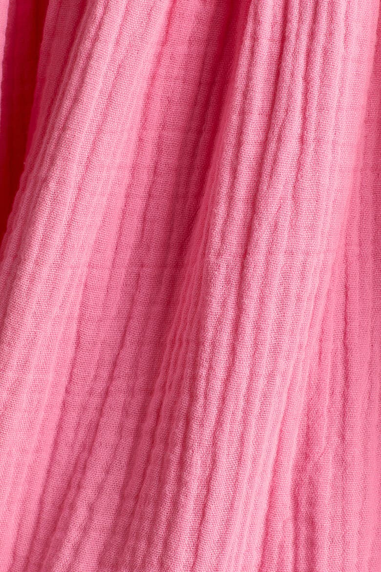 Muslin-skirt Dress, Alternate, color, Hot pink