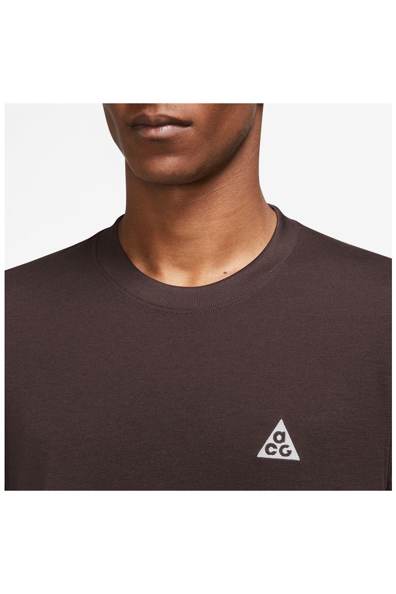 Dri-FIT ADV Goat Rocks T-Shirt, Alternate, color, EARTH/ SUMMIT WHITE