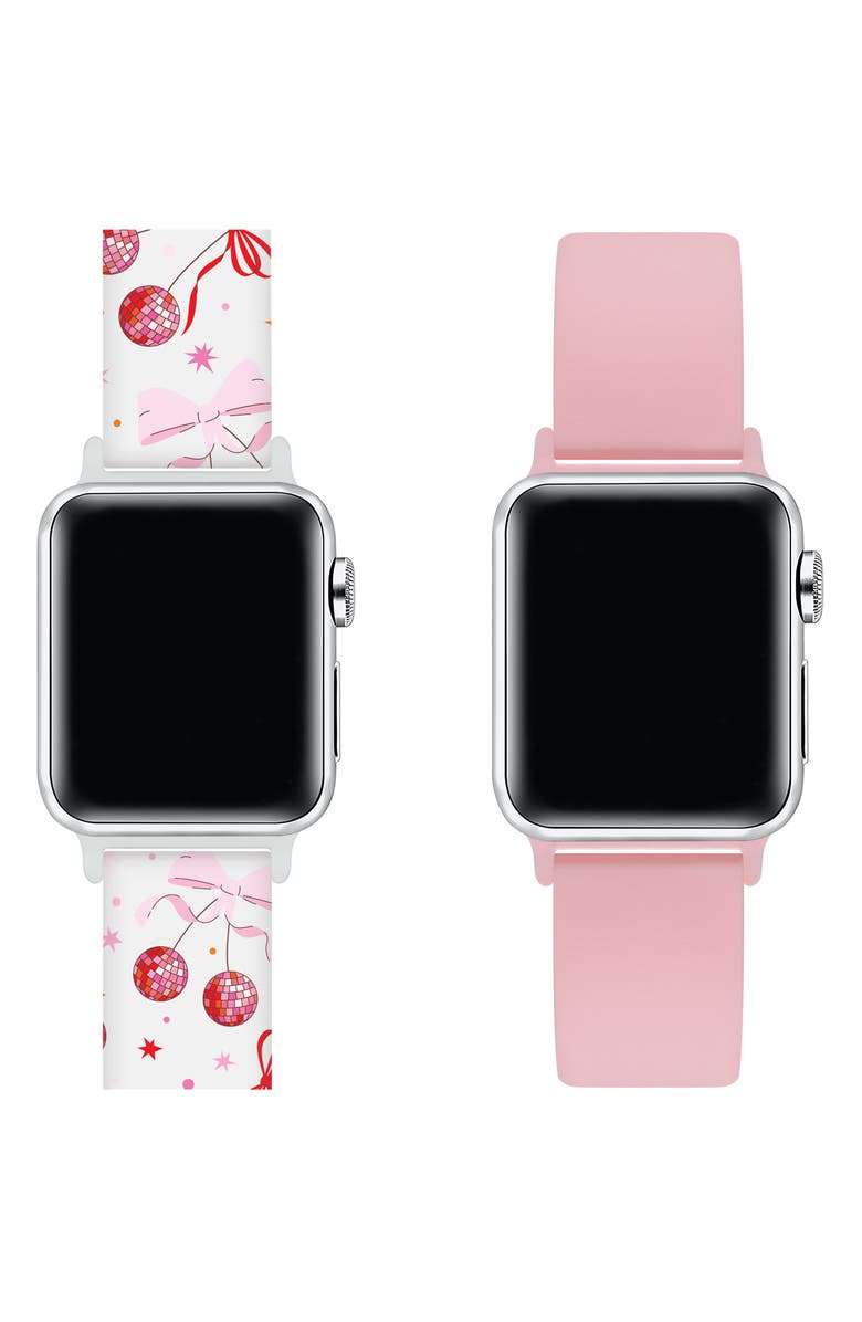 Posh Tech 2-Pack Silicone Apple Watch<sup>®</sup> Watchbands, Alternate, color,