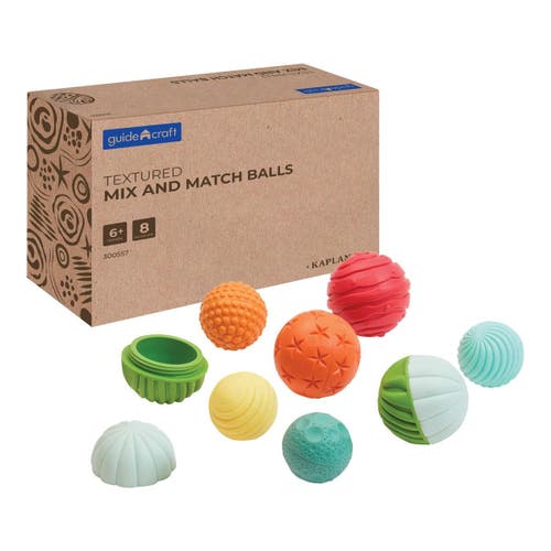 Kaplan Early Learning Company Textured Mix And Match Balls In Multi