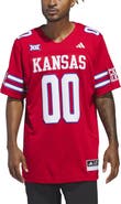 adidas Men's adidas #00 Red Kansas Jayhawks  Alternate Premier Jersey
