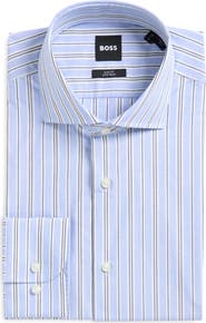 BOSS Hank Slim Fit Easy Iron Dress Shirt